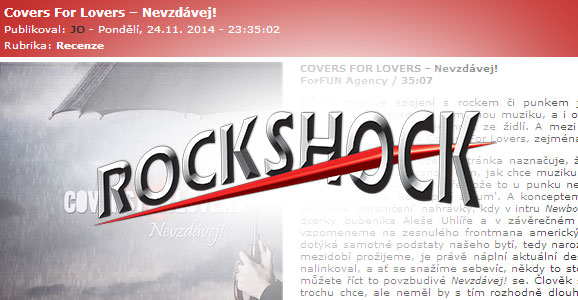Recenze desky Nevzdávej! / ROCKSHOCK